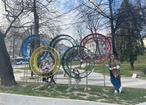 Fotografija 1 - FOTO: Ritmičarke šibenskog Neba na 'Olimpik Cupu': Mala Ivana i debitantica Lana zablistale u Sarajevu