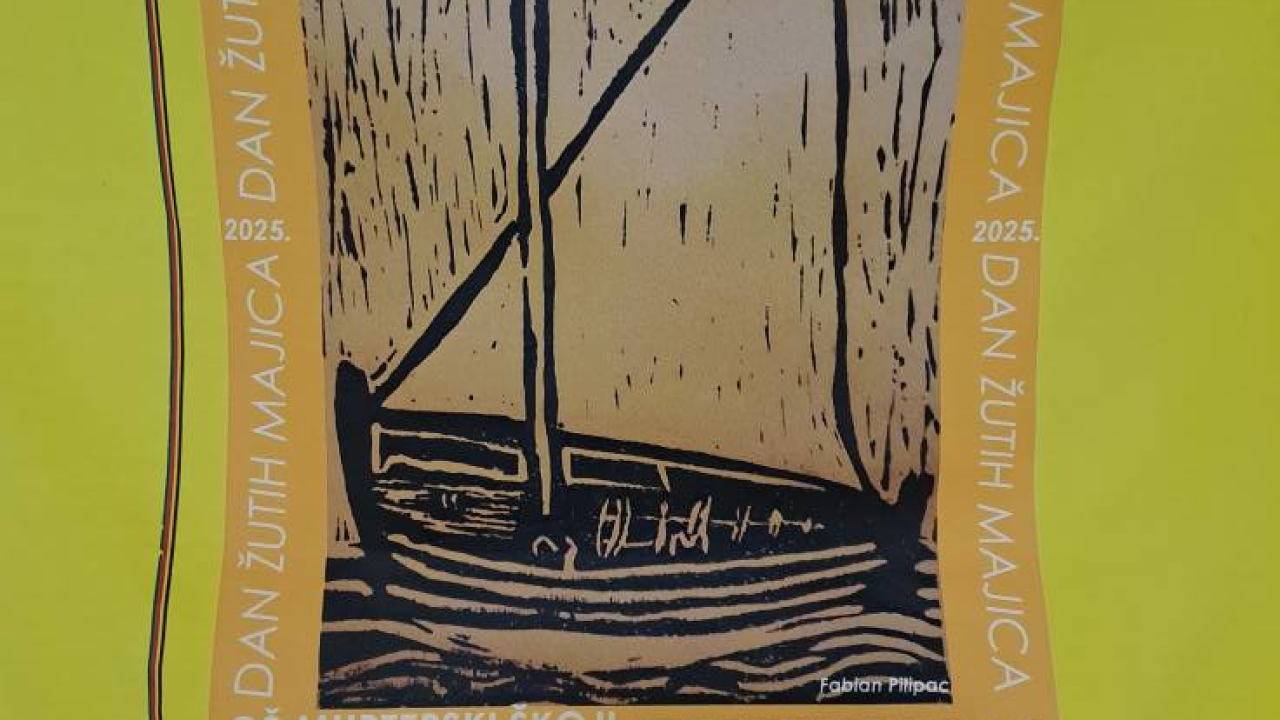 Školarci iz Tisnog i Murtera oslikanim žutim majicama donijeli radost u betinski muzej