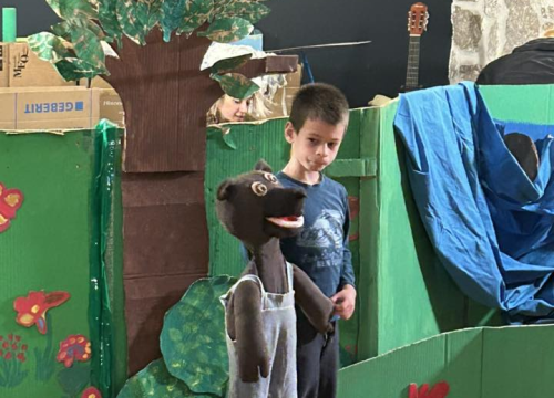 Fotografija 17 - Mali lutkari iz šibenskih vrtića u Art podrumu održali smotru dječjih lutkarskih igrokaza