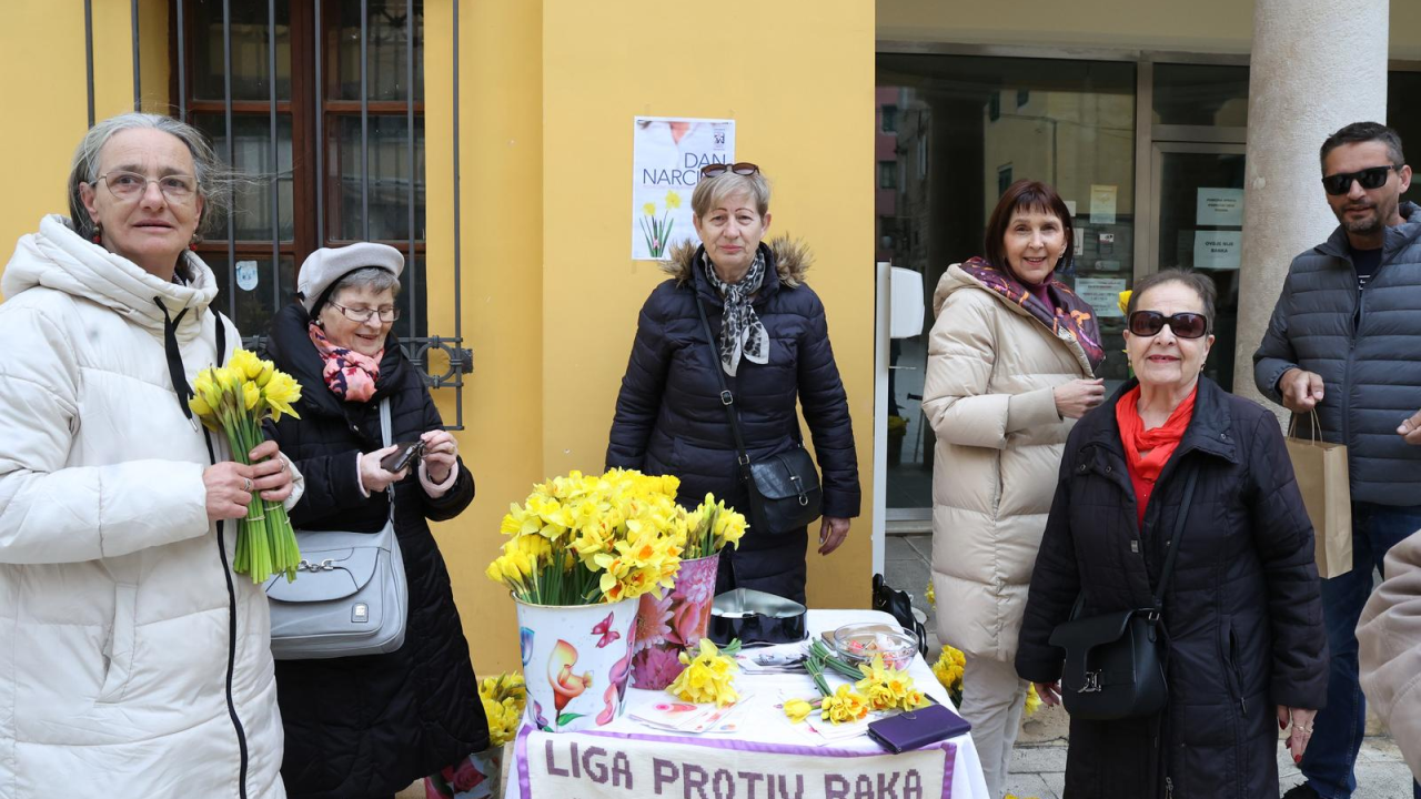 Obilježen Dan narcisa u Šibeniku: Liga protiv raka podiže svijest o prevenciji i ranom otkrivanju raka dojke