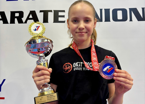 Fotografija 1 - Vodička karatašica Lili Klarin brončana u Slovačkoj, u kategoriji sa 55 natjecateljica