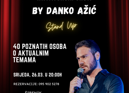 Fotografija 1 - FOTO Ne propustite jedinstveni imitatorski stand-up show Danka Ažića u Mozartu!