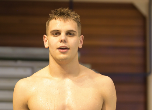 Fotografija 1 - FOTO: Šibenski plivači Josip Bepo i Šimun Srzić dio pobjede Hrvatske u četveroboju reprezentacija