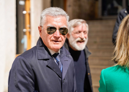 Fotografija 7 - Burić i Mileta u obilasku obnovljenih arhitektonskih detalja u Šibeniku