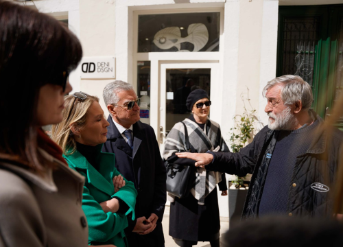 Fotografija 8 - Burić i Mileta u obilasku obnovljenih arhitektonskih detalja u Šibeniku