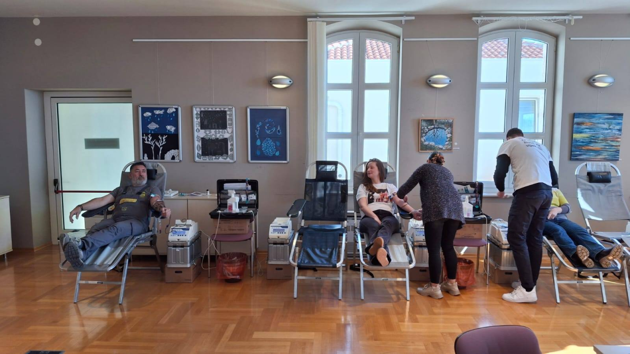 U Vodicama održana akcija darivanja krvi, prikupljene 34 doze