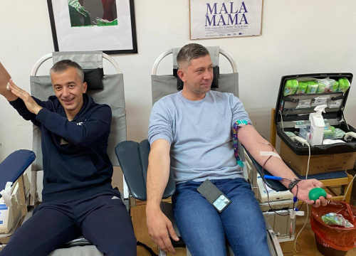 Fotografija 1 - Akcija darivanja krvi u Kninu