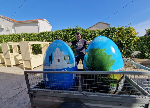 Fotografija 1 - Uskršnje pisanice u Tribunju