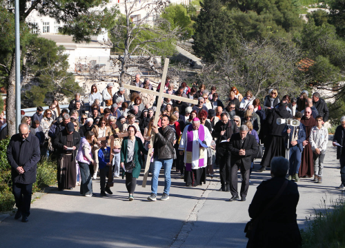 Fotografija 12 - U duhu zajedništva i obitelji: Vjernici Šibenika križnim putem pješačili do Baronea