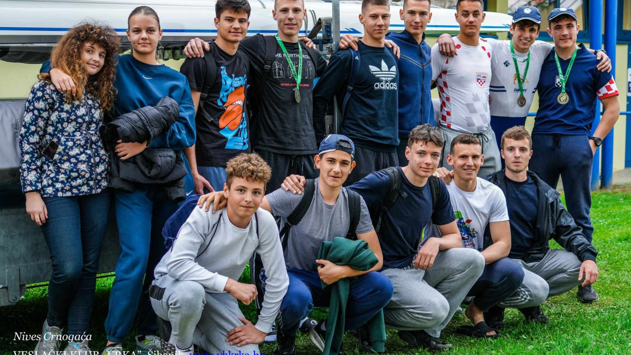 Zlatna izvedba četverca bez: Sjajni uspjesi veslača VK Krka na Croatia Open regati