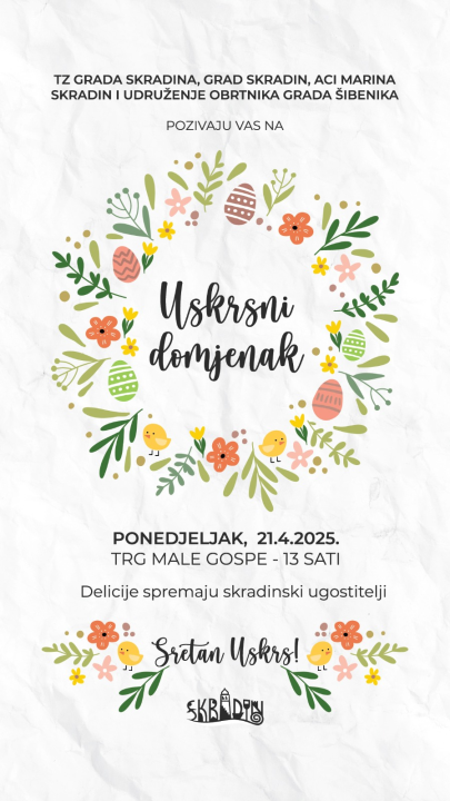 FOTO Ne propustite Uskrsni ponedjeljak u Skradinu: Blagdanski domjenak, fritaja i zvuci gitare