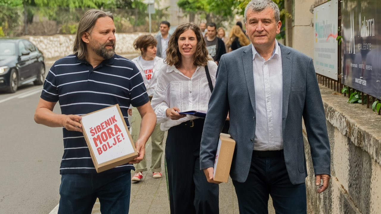 SDP-ovi kandidati za župana i gradonačelnika Šibenika predali potpise: 'Pred sebe smo postavili velike ciljeve'