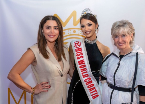 Fotografija 2 - Miss Hrvatske kreće u Indiju: Na oproštajnom partyju bio i šibenski menadžer Zoran Škugor