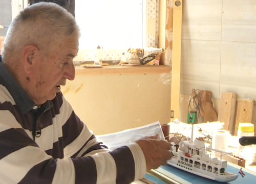 Šibenski pomorac i stolar izradio maketu broda Tijat