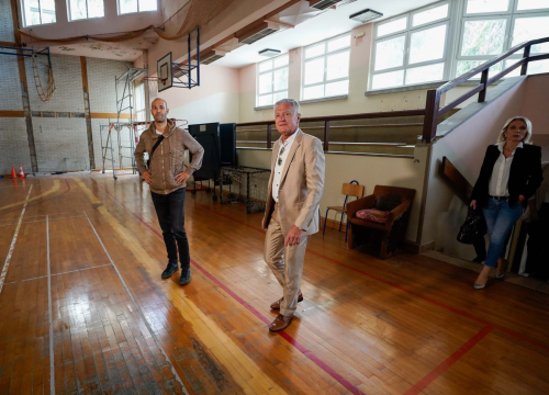 Fotografija 6 - Energetska obnova OŠ Petra Krešimira IV. u punom jeku