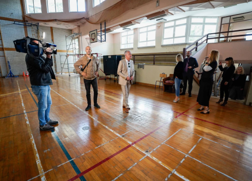 Fotografija 5 - Energetska obnova OŠ Petra Krešimira IV. u punom jeku