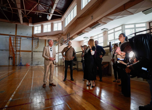 Fotografija 3 - Energetska obnova OŠ Petra Krešimira IV. u punom jeku