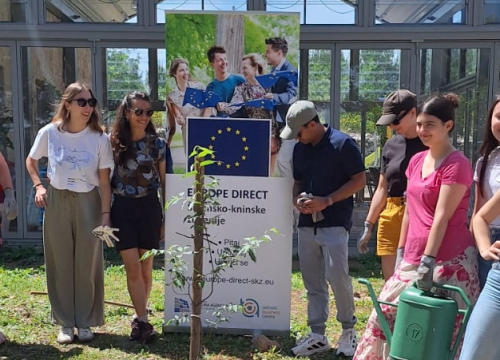 Šibenik obilježio Dan Europe sadnjom Europskog stabla i promocijom EU programa za mlade