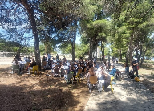 Fotografija 2 -  Učenici šibenske i omiške glazbene škole priredili nezaboravan koncert u kanalu sv. Ante