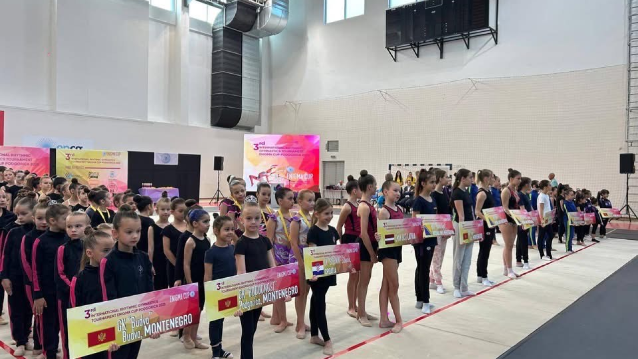 Šibenske gimnastičarke sjajne na Enigma Kup natjecanju u Podgorici