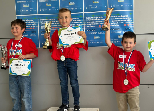 Fotografija 12 - FOTO: Malci Genijalci iz Šibenika rasturili Državno natjecanje iz mentalne aritmetike i matematike