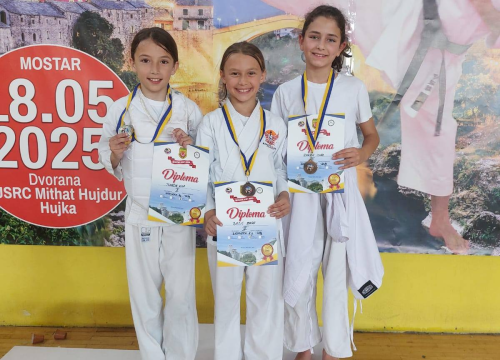 Fotografija 9 - FOTO Karatašima Phoenixa 20 medalja na 'Mostar Kupu'