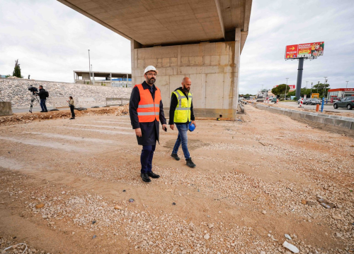 Fotografija 3 - Radovi na čvoru Mandalina napreduju prema planu
