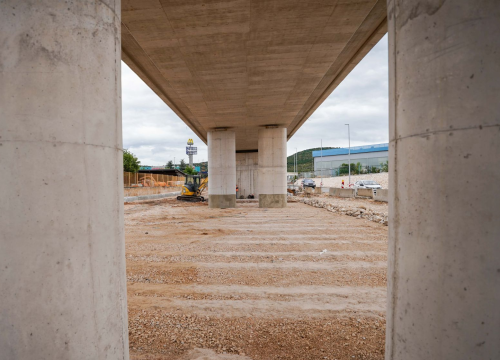 Fotografija 2 - Radovi na čvoru Mandalina napreduju prema planu