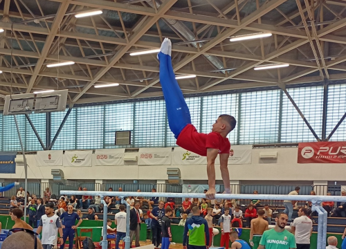 Šibenski gimnastičar Roko Zorić nastupio za juniore Hrvatske te ušao u tri finala