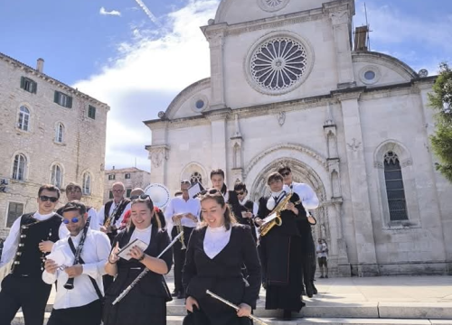 Fotografija 4 - Šibenski glazbari prodefilirali gradom u povodu Dana državnosti