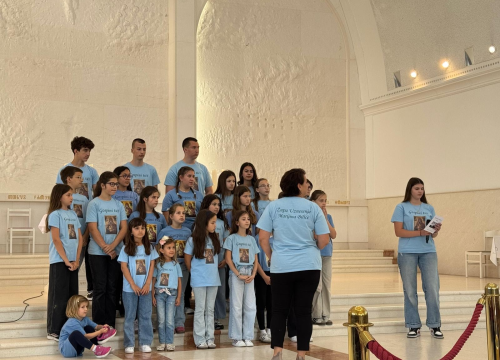 Fotografija 8 - Dječji župni zborovi iz Murtera, Bilica, Knina i Šibenika nastupili na 'Zlatnoj harfi' u Udbini