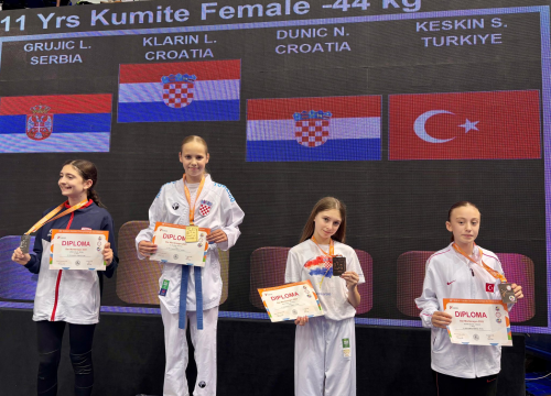 Lili Klarin obranila titulu prvakinje Balkana, Ana Marjanović i Noa Adrian Perković brončani