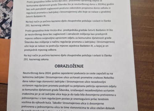 Fotografija 1 - FOTO Stanovnici Strossmayerove ulice žele da opet bude dvosmjerna: Pišu se peticije, dižu kaznene prijave, a pristižu žalbe i za Mostarsku i Mariborsku