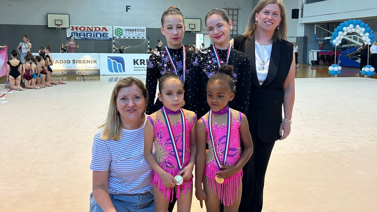 Zlato, srebro i plasman na državno: Uspješan vikend za gimnastičarke šibenskog Neba