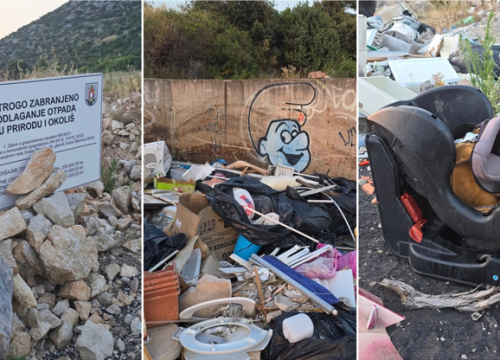Dok čekamo na hotele, stanove i dvoranu, na Batiželama niknulo divlje odlagalište otpada