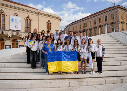 Grad djece za djecu Ukrajine: Šibenik ugostio male goste iz Ivano-Frankivska