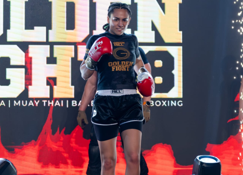 Fotografija 2 - FOTO Karmela Makelja traži revanš protiv Bjelogrlić na 'Golden Fight 9': 'Sutrašnji meč bit će najpamtljiviji'