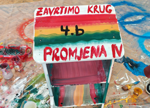 Fotografija 9 - Učenici Katoličke škole u Šibeniku 'Zavrtjeli krug promjena'