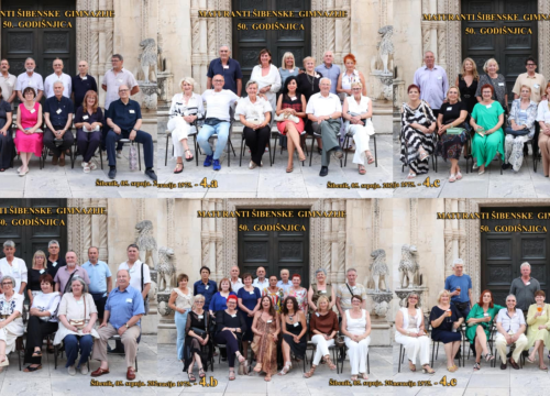 Fotografija 9 - Zlatna obljetnica Gimnazije Antuna Vrančića: Generacija 1975. proslavila 50 godina od mature
