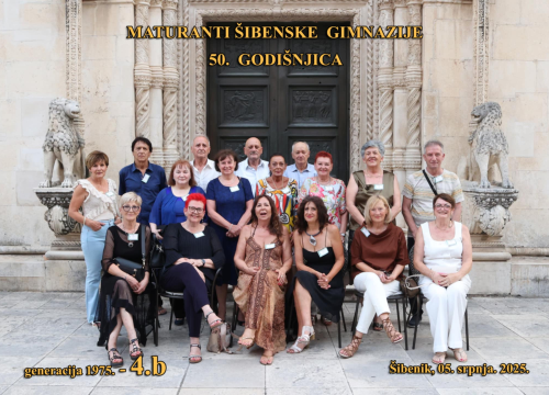 Fotografija 6 - Zlatna obljetnica Gimnazije Antuna Vrančića: Generacija 1975. proslavila 50 godina od mature
