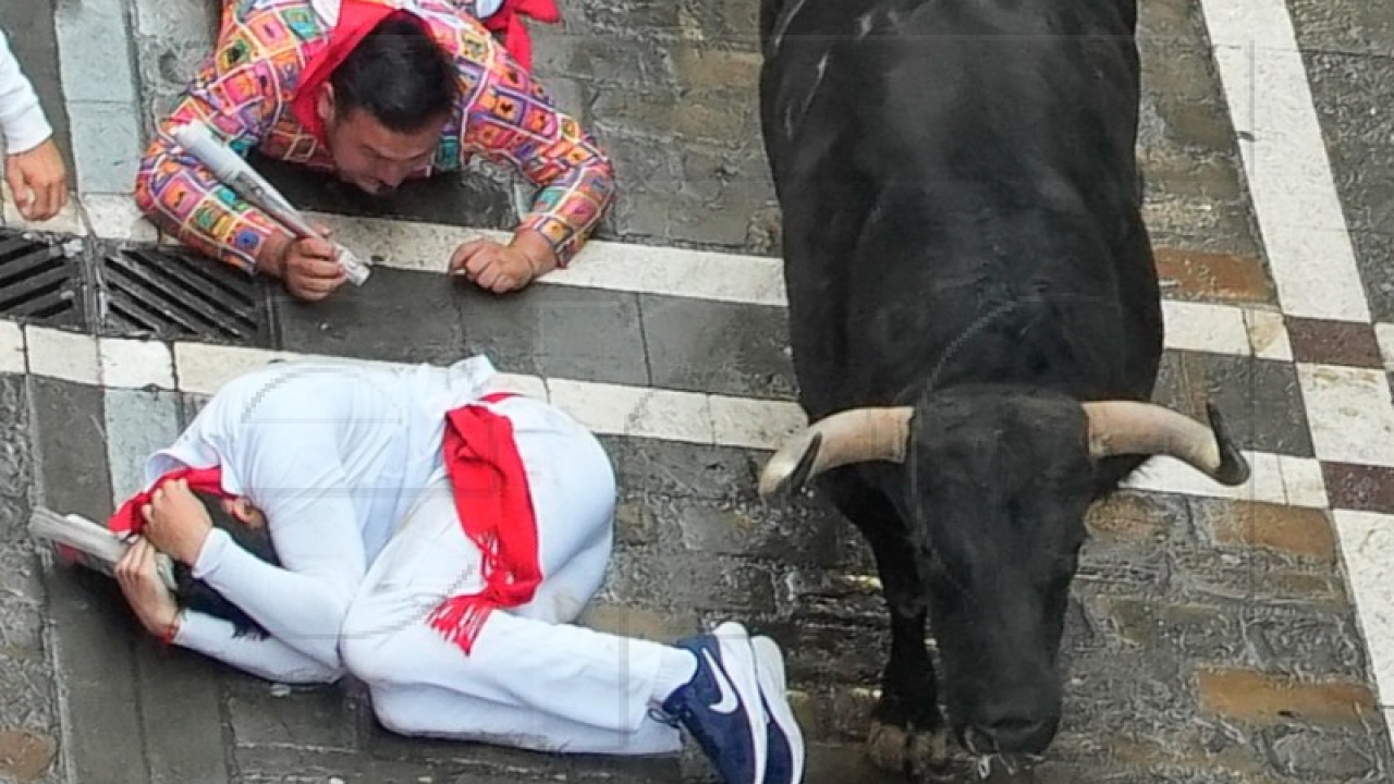 U utrci s bikovima u Pamploni nekoliko ozlijeđenih