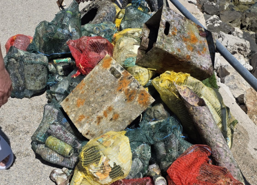 Fotografija 2 - Zajedno za čisto more: Sportsko društvo Gof čistilo morsko dno Rogoznice