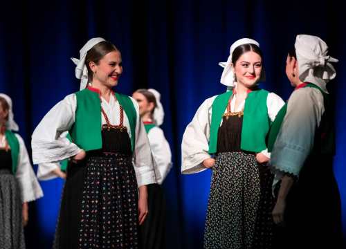 Ansambl LADO izvodi Plesni koncert na Tvrđavi sv. Mihovila