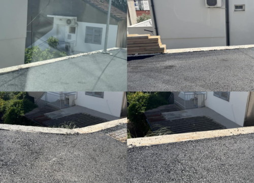 Fotografija 1 - Stanari upozoravaju na propust u šibenskoj Rendićevoj ulici: 'Zid ne štiti kuće, nego im usmjerava vodu prema temeljima'