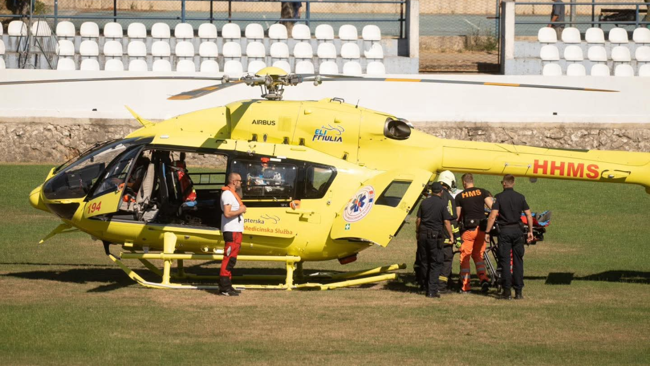 Suradnja hitnih službi u Drnišu: Helikopterom pacijent uspješno prevezen na daljnje liječenje