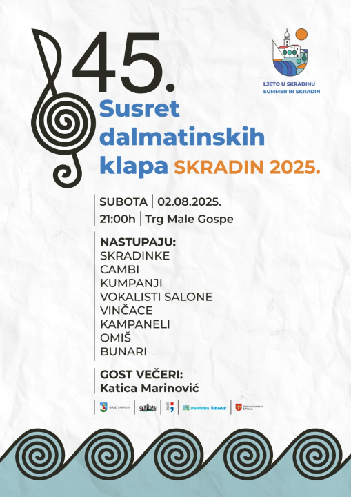 FOTO: Doživite ljeto u Skradinu: Bogat program ispunjen predstavama, zabavom i dalmatinskom pjesmom