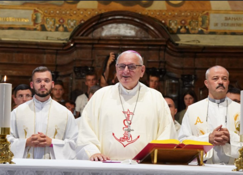 Biskup Rogić predslavio misu na Jubileju mladih u Rimu