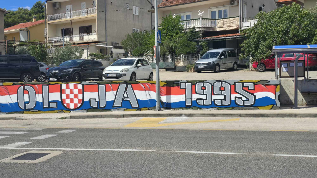Uoči obilježavanja, Funcuti u Njivicama izradili mural posvećen Oluji