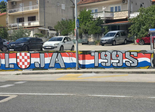 Uoči obilježavanja, Funcuti u Njivicama izradili mural posvećen Oluji