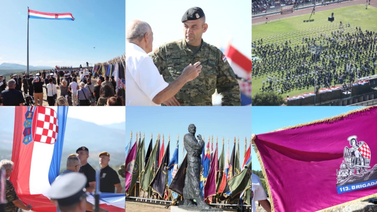 Knin u znaku Oluje: Pogledajte trenutke obilježavanja 30. obljetnice na Tvrđavi